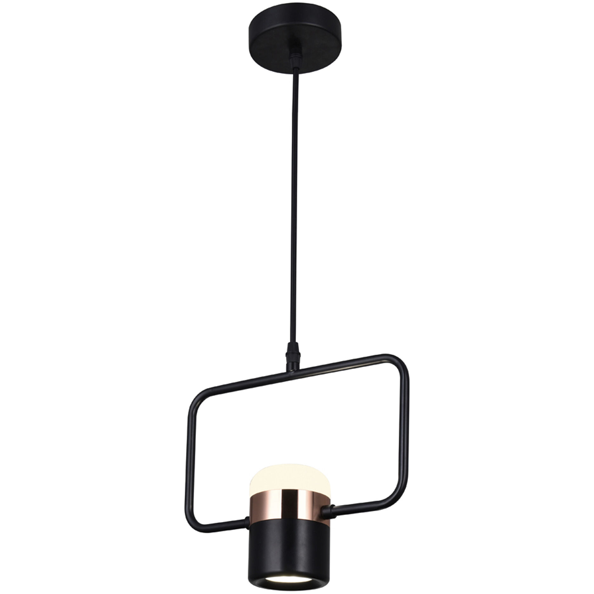 Moxie LED 3 inch Black Down Mini Pendant Ceiling Light