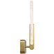 Curva LED 4.7 inch Brass Wall Light