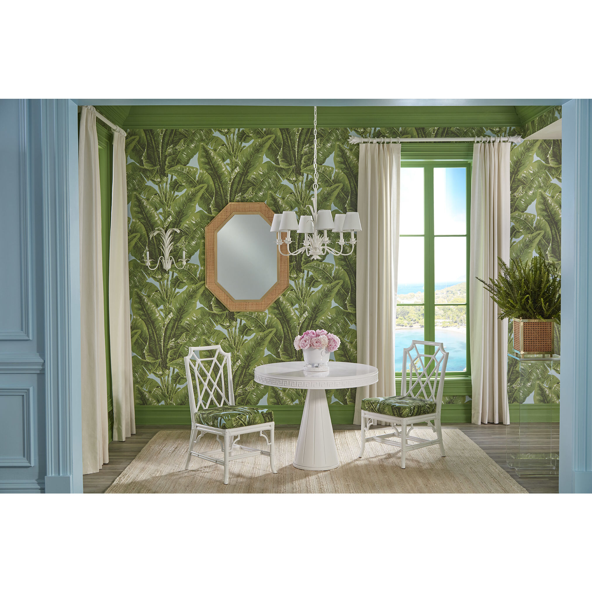 Meg Braff 2 Light 18 inch Antique White Double Arm Sconce Wall Light