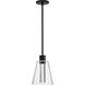 Aura LED 7.25 inch Matte Black Pendant Ceiling Light