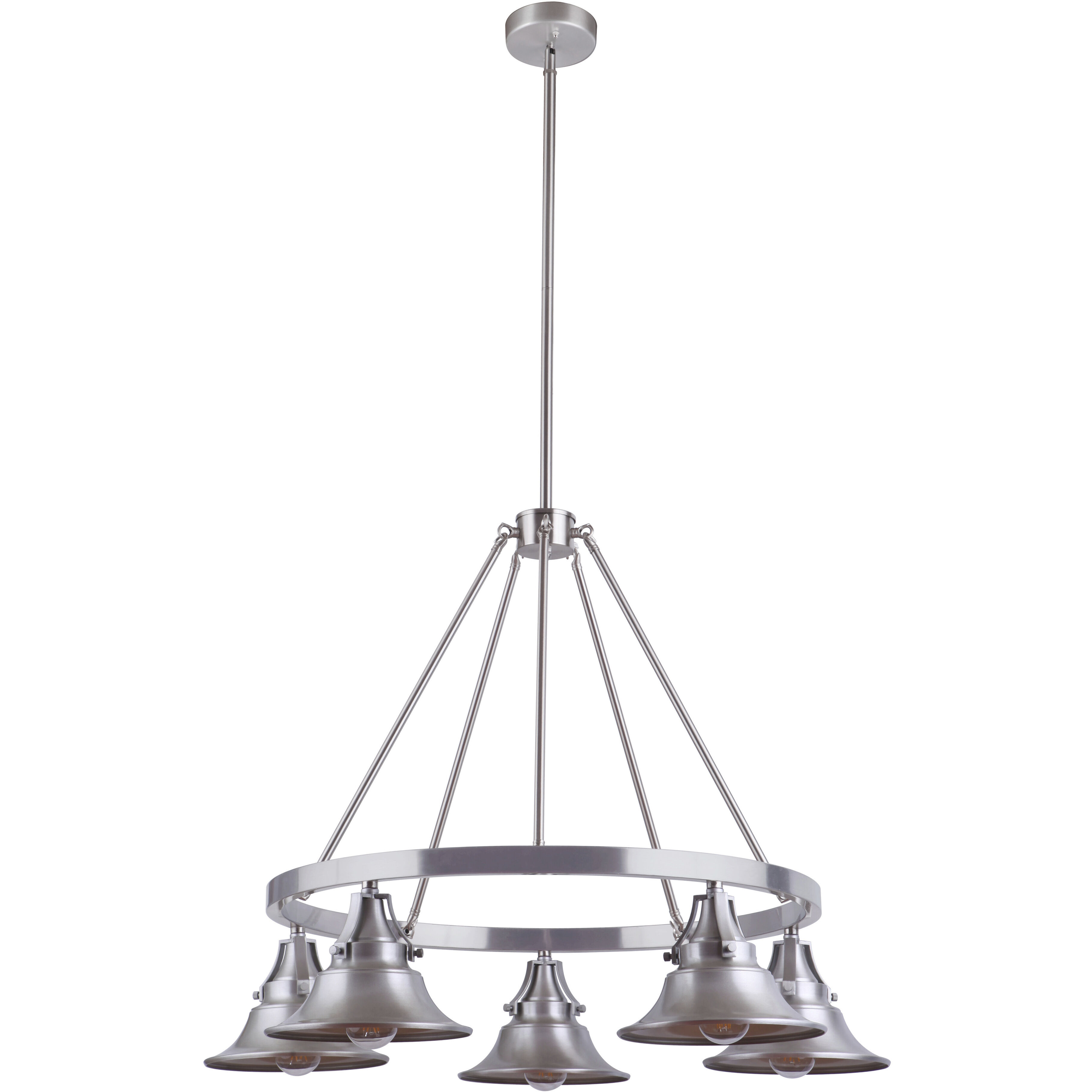 Union 5 Light 35.00 inch Outdoor Pendant/Chandelier