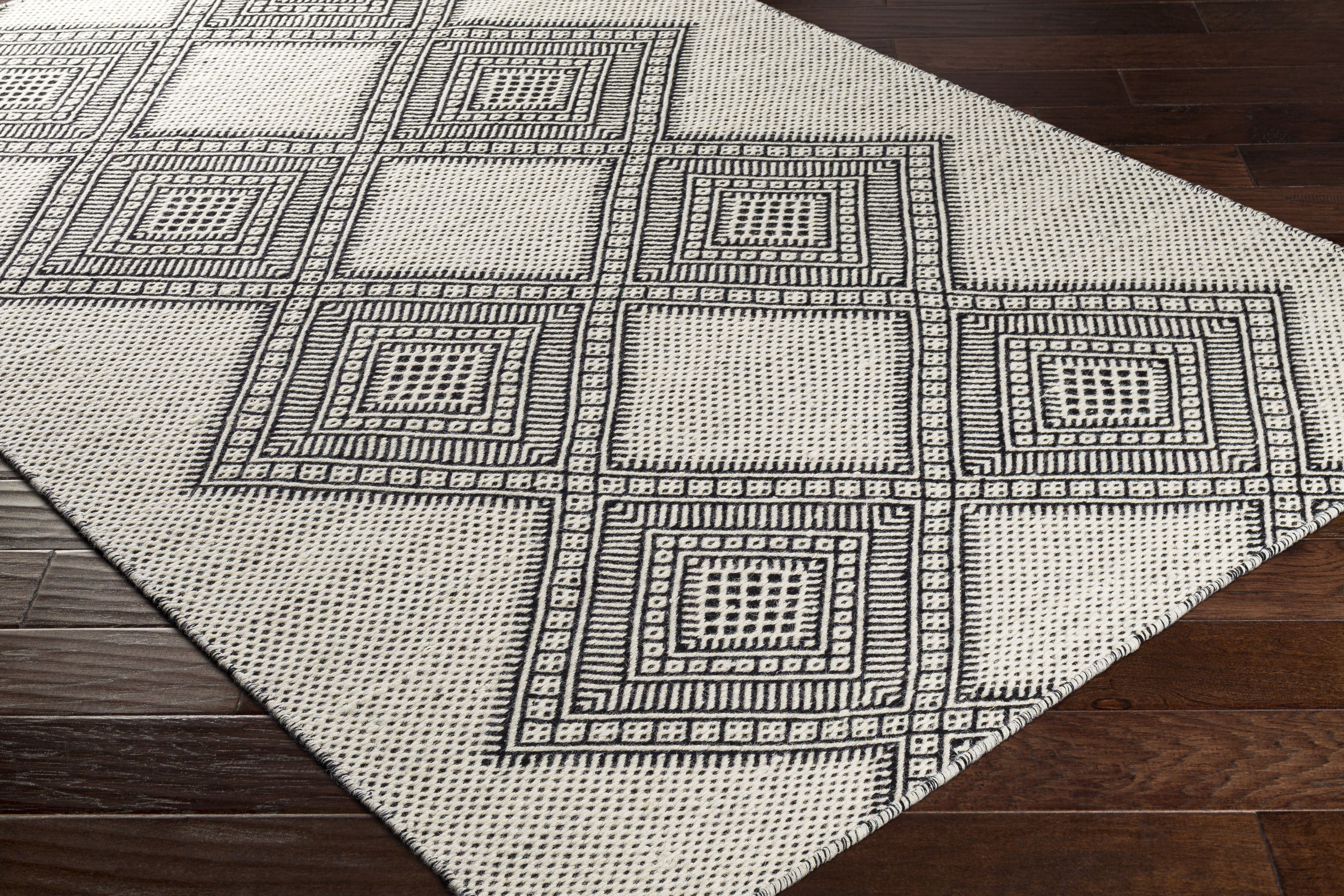 Mardin 108 X 72 inch Light Grey Rug in 6 X 9, Rectangle