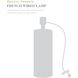 Roman 27 inch 150 watt White Table Lamp Portable Light