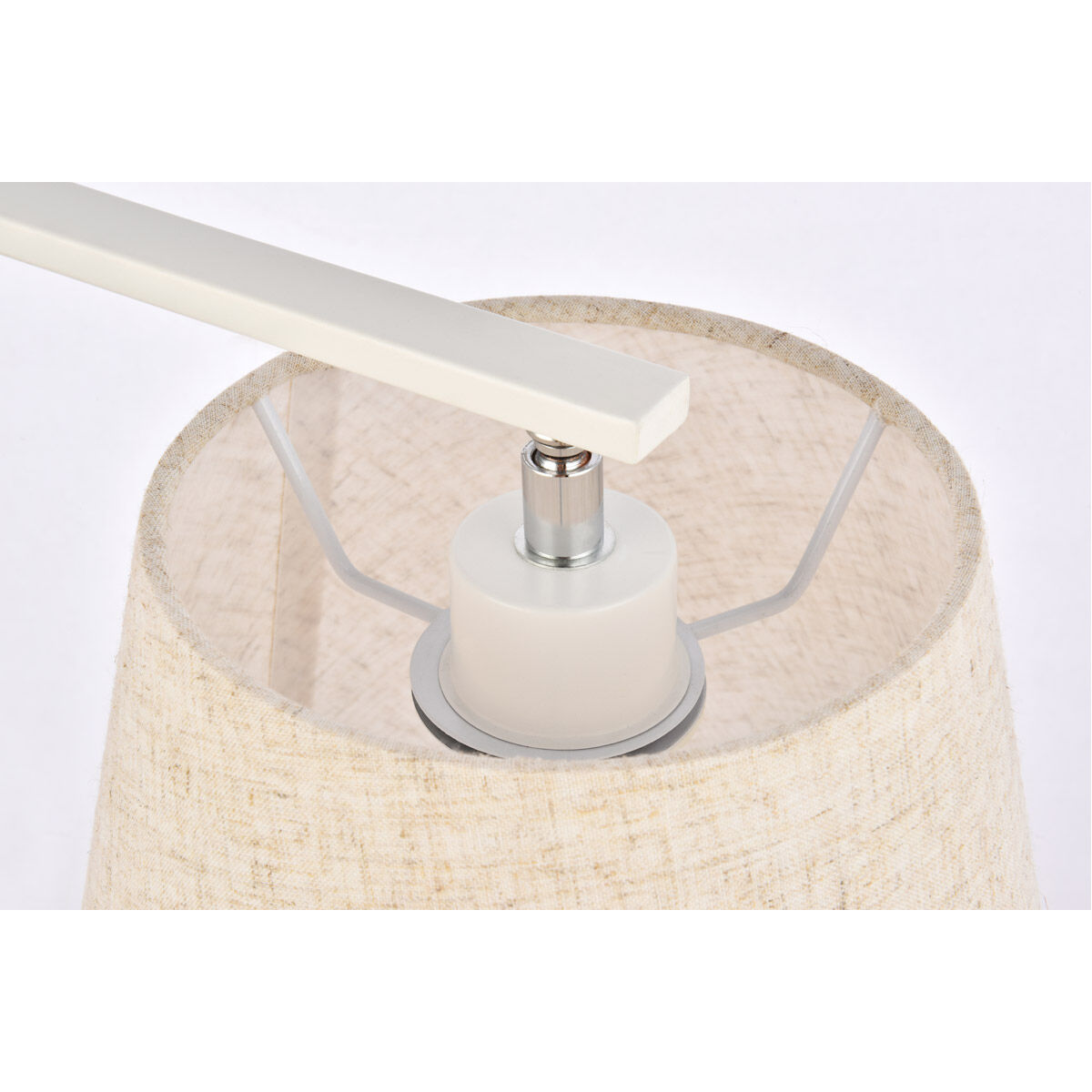 Tomlinson 21.1 inch 40 watt White Table Lamp Portable Light