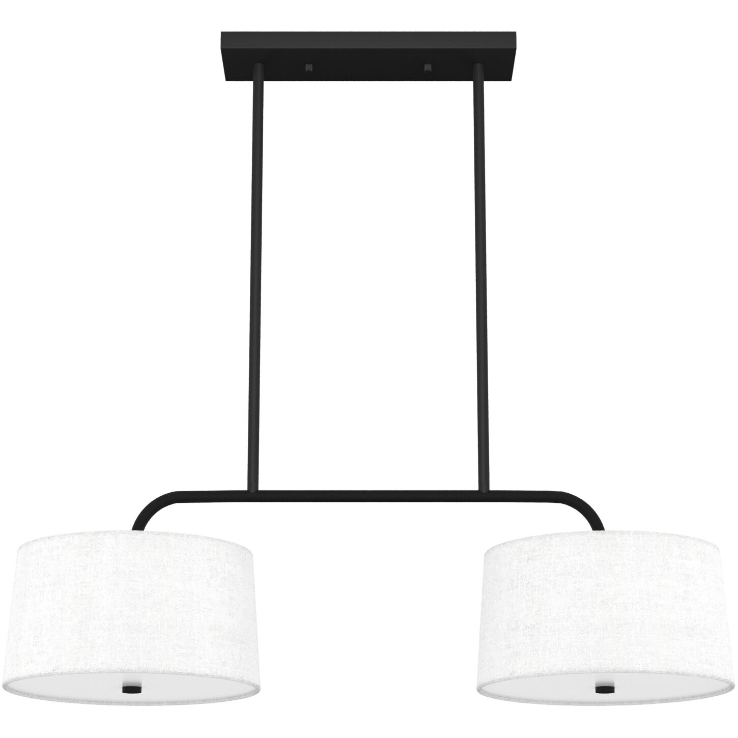 Cottage Hill 4 Light 37 inch Natural Black Iron Linear Chandelier Ceiling Light