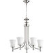 Rossington 5 Light 25 inch Polished Nickel Chandelier Ceiling Light