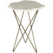 Positano 24 X 19.5 inch White End Table