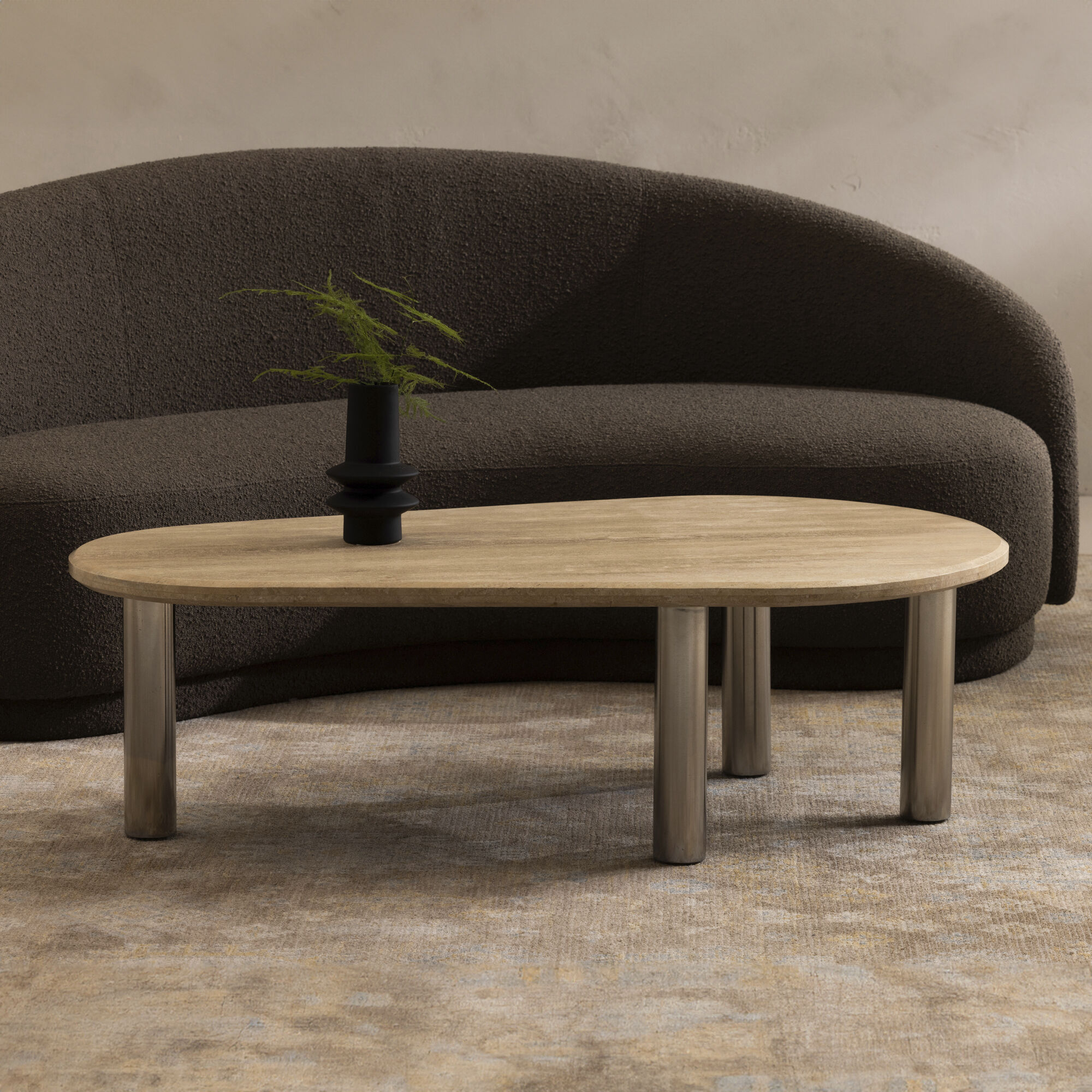 Excelsior Brown Sofa