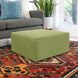 Universal 17 inch Moss Outdoor Ottoman, 36in Square, The Seascape Collection
