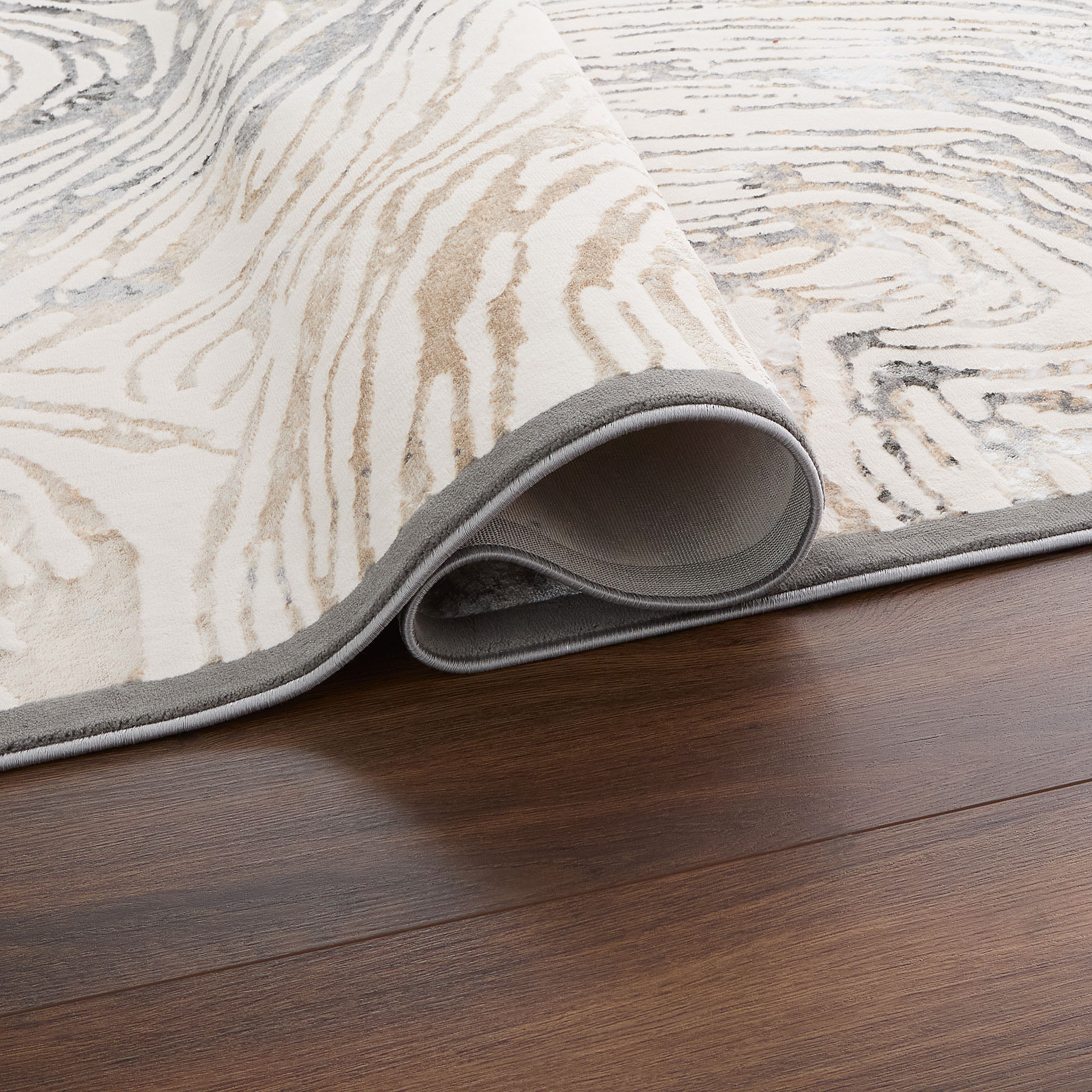 Fatima 114 X 79 inch Mineral Tones Rug in 6 x 9