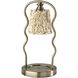 Twirl 13.5 inch 50 watt Antique Brass Candlewarmer Lamp Portable Light, Simplee Adesso