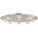 Kelly Wearstler Pertica LED 30 inch Polished Nickel Flush Mount Ceiling Light