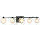 Nimbus 5 Light 29.63 inch Matte Black Wall Sconce Wall Light