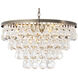 Bolzano 9 Light 25.59 inch Light Brushed Brass Chandelier Ceiling Light