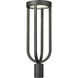 Leland LED 26.25 inch Sand Black Outdoor Post Mount Fixture