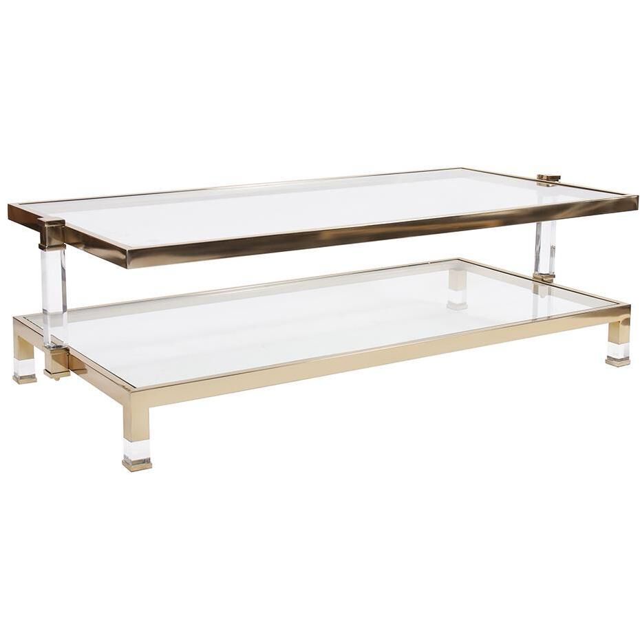 Goldwyn 58.5 X 18 inch Gold Coffee Table