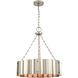 Clausten 4 Light 21 inch Matte Nickel Chandelier Ceiling Light