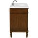 Lexington 42 X 21.5 X 35 inch Walnut Vanity Sink Set