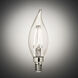 Branded Lamps LED F - Flame Tip C - E12 Candelabra 2.5 watt 120 3000K Light Bulb