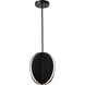 Blaine LED 12.88 inch Matte Black Pendant Ceiling Light