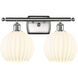 Ballston White Venetian 2 Light 18 inch Brushed Satin Nickel Bath Vanity Light Wall Light