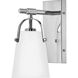 Foster 1 Light 6.5 inch Chrome Vanity Light Wall Light in Clear