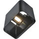 Vegas LED 4.75 inch Powder Coated Black Outdoor Wall Sconce