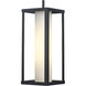 Adler 1 Light 6 inch Black Outdoor Pendant