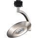 Orb 120 Brushed Nickel LED Track Head - J-Type Ceiling Light