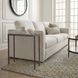 Averona 24.5 X 24 inch Clear Glass and Warm Bronze Accent Table