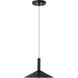 Corrine LED 9.88 inch Matte Black Pendant Ceiling Light