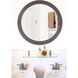 Virginia Glossy Charcoal Wall Mirror