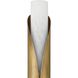 Crescendo 2 Light 5.25 inch Natural Brass Wall Sconce Wall Light