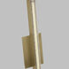 Mick De Giulio Serre 2.5 inch 10.00 watt Natural Brass Task Wall Sconce Wall Light