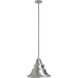 Union 1 Light 15 inch Satin Aluminum Outdoor Pendant