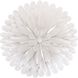 Broche 4 Light 16 inch Matte White Semi Flush Ceiling Light