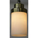 Eleonore 1 Light 6.5 inch Antique Brass Pendant Ceiling Light