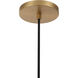 Narra 1 Light 12 inch Legacy Brass Pendant Ceiling Light
