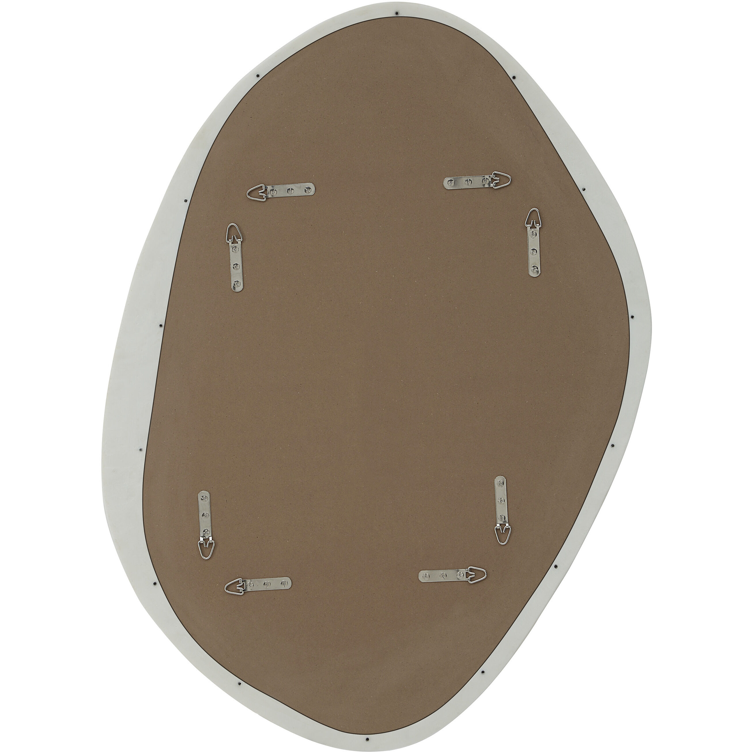 Folignio 40 X 30 inch Rice Stone Mirror