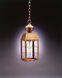 Woodcliffe 2 Light 6 inch Verdi Gris Hanging Lantern Ceiling Light in Clear Glass, Candelabra