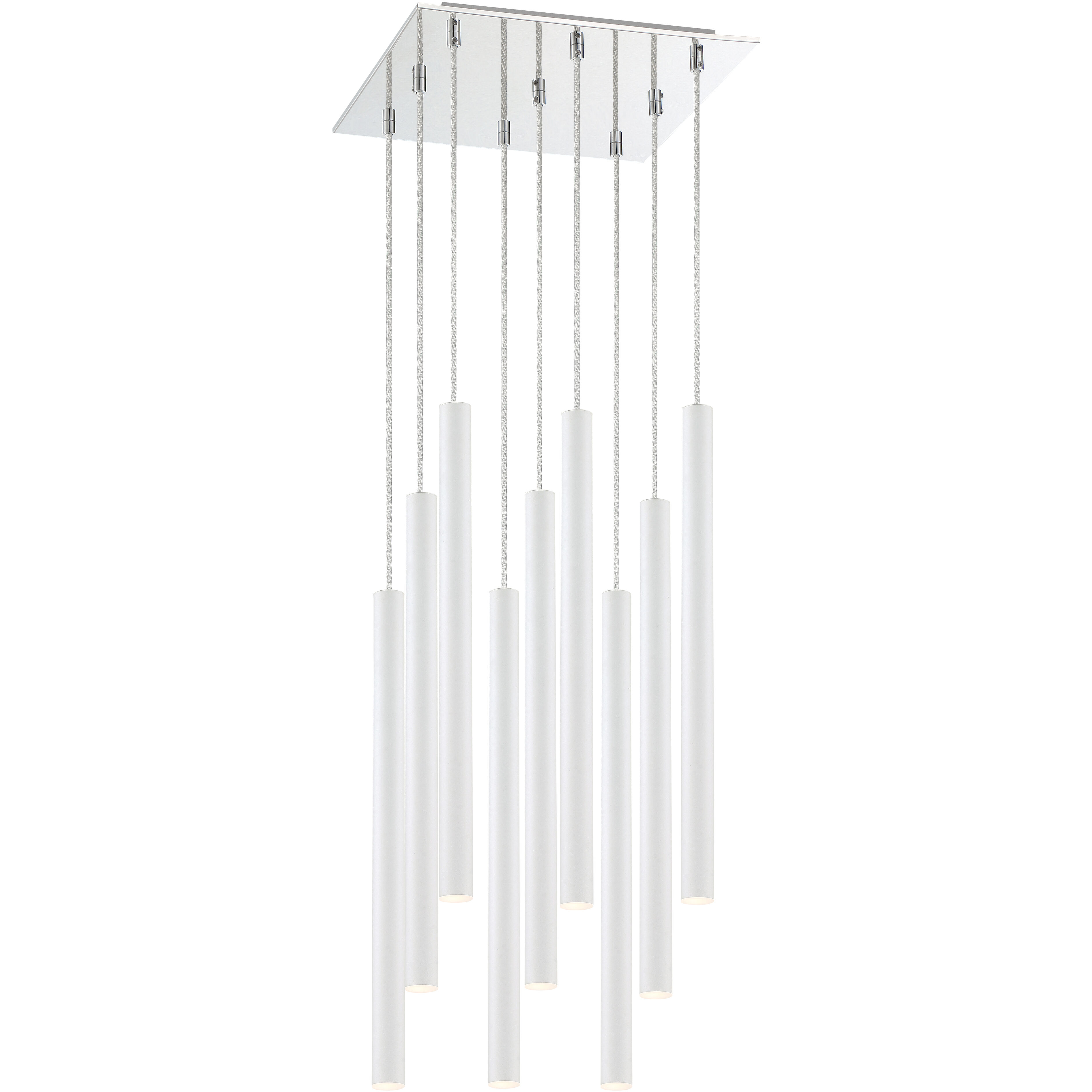 Forest LED 14 inch Chrome Chandelier Ceiling Light