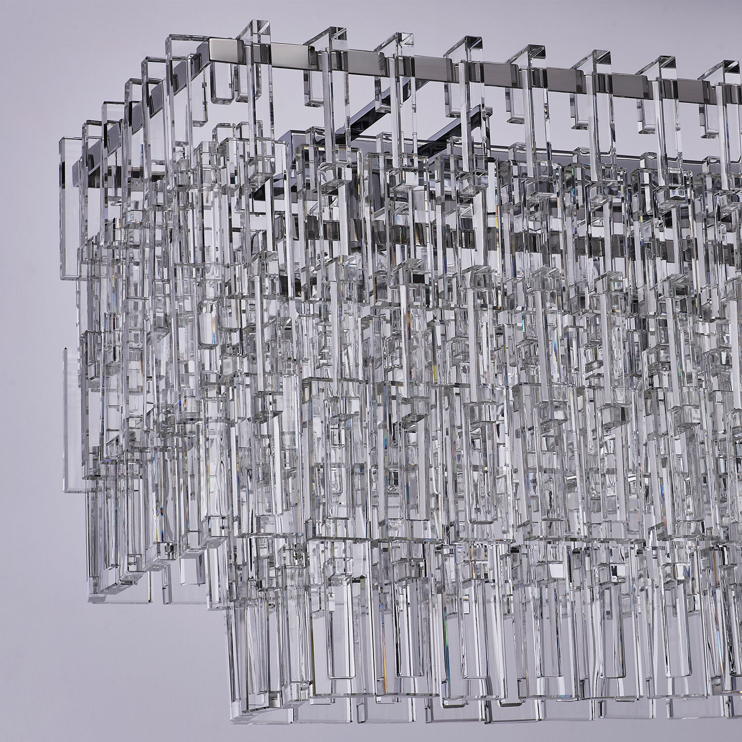 Catene 7 Light 12 inch Chrome Linear Pendant Ceiling Light