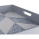Alfie Slate Blue Mosaic Tray