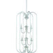 Bella 6 Light 16.25 inch Brushed Nickel Chandelier Ceiling Light