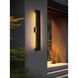 Waylen 2 Light 34 inch Black Outdoor Wall Sconce