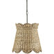 Annabelle 1 Light 14.5 inch Mole Black Pendant Ceiling Light, Small, Suzanne Duin Collection