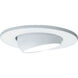 Recessed Lighting White Recessed Eyeball Trim in Matte White