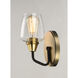 Goblet 1 Light 5 inch Bronze/Antique Brass Wall Sconce Wall Light in Bronze and Antique Brass