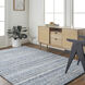 Pike 102 X 66 inch Denim Rug, Rectangle