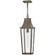 Coastal Elements Georgetown 1 Light 8.5 inch Burnished Bronze Outdoor Hanging Light